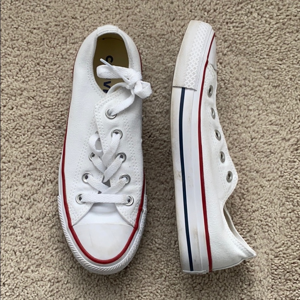 White Converse All Stars